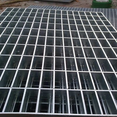 Carbon Steel Wire Rod 32 X 5mm Hot Dipped Galvanized Steel Grating For Stairs