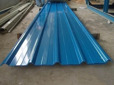 SGCH SPCC Building Roof Tiles , JIS Steel Metal Zinc Corrugated Roof Sheets