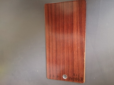 Electrostatic Conductive Wood Pattern Custom Powder Coating Half _ High Gloss