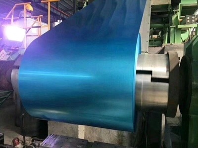 Blue Tinted Anti - Finger Print Hot Dipped Galvalume Steel Coil Thickness+_-0.01mm