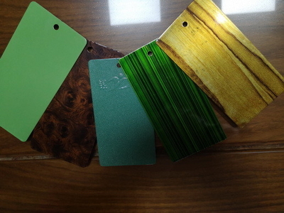 Epoxy Polyester Wood Grain Texture Color Tech Powder Coating Excellent Flexibility