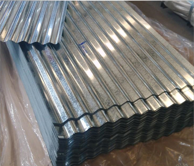 Galvanized Building Roof Tiles Thin Corrugated Steel Tile 762 - 780 Pcs Per Ton