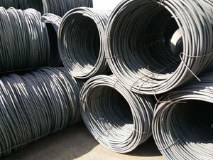 SAE1008 Hot Rolled Steel Galvanized Wire Rope _ Wire Rod Diameter 6.5mm For Concrete