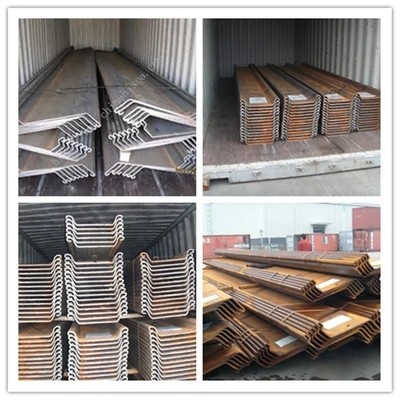 3M,6M,9M,12M Or Customized U _ Z Shape Sheet Piling For Breakwater
