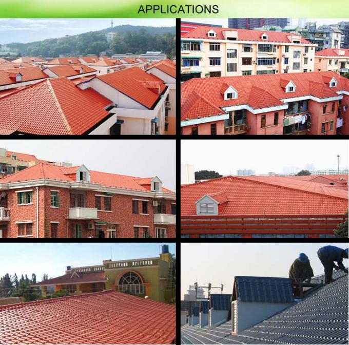 3.0mm Waterproof Performance Corrugated Pvc Plastic Synthetic Resin Building Roof Tiles 4