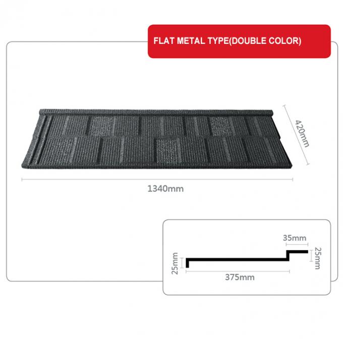 Decorative metal roof tiles / building materials for house stone coated roof tile / Zn-Al galvalume steel