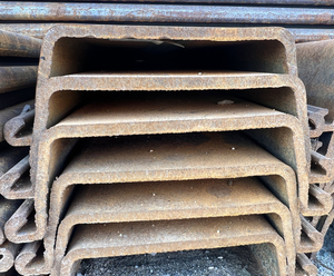 Z Shaped And U Shaped Series Steel Sheet Pile Used For Building Construction
