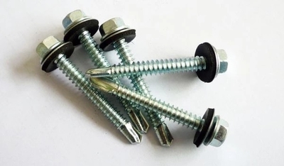 SWCH22A &nbsp;5.5x25 Galvanized Wafer Head Self Tapping Screw