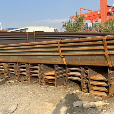 AiSi U Shape Steel Sheet Piling , 6 _ 9 _ 12m Steel Sheet Pile