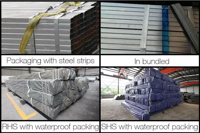 ASTM Galvanized Square Tube / Galvanized Steel Pipe For Greenhouse 0