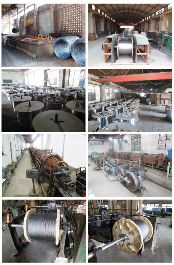 6K*19S+FC,6K*19S+IWRC Compacted Wire Rope / Steel Wire Cable Rope 1