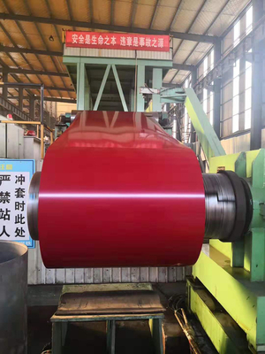 0.16 X 1220MM Brown PPGI Prepainted Galvanized Steel Coil Soft SGCC JIS Z100