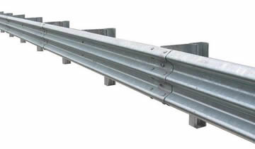 Q235 Galvanized Highway Guardrail Beam Thire Beam / W Beam / Transation Beam 0