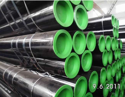 A53 _ ASTM 5L Round Hollow Steel Pipe , Seamless Boiler Tubes High Frequency Welded