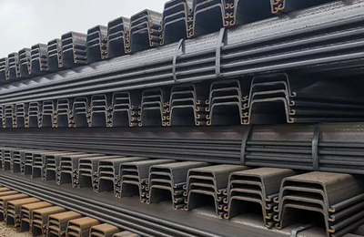 Anti - Corrosion 10.5mm Thickness U Series Sheet Piling Suitable For Transportation