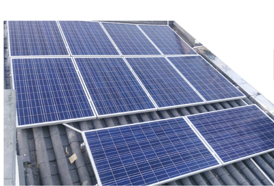 Blue Prefabricated Steel Structure Aluminum Ground Solar Mounting System With Grea