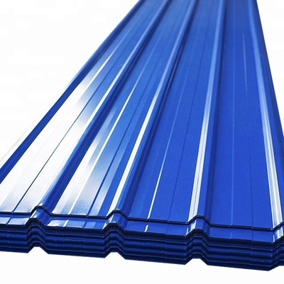 Width 600mm Corrugated SGCH SPCC Galvanized Roofing Sheets