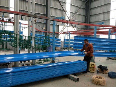 Powder Coating W Beam Guardrail , Highway Guardrail With Excellent Anti Corrosion