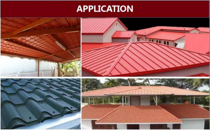 Zinc Coated SGCH SPCC Corrugated Metal Roofing Sheets For Civil Building 4