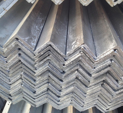 Black Hot Rolled Mild Steel Angle Bar AISI ASTM Q235 SS400 Standard