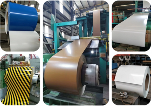 0.485mm RAL3005 Red Prepainted Zinc Coated Steel Sheet 1