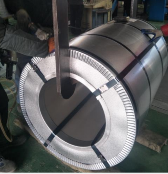 PPGL Prepainted Galvalume Steel Sheet Coil Beige Color JIS G3302 Standard 1