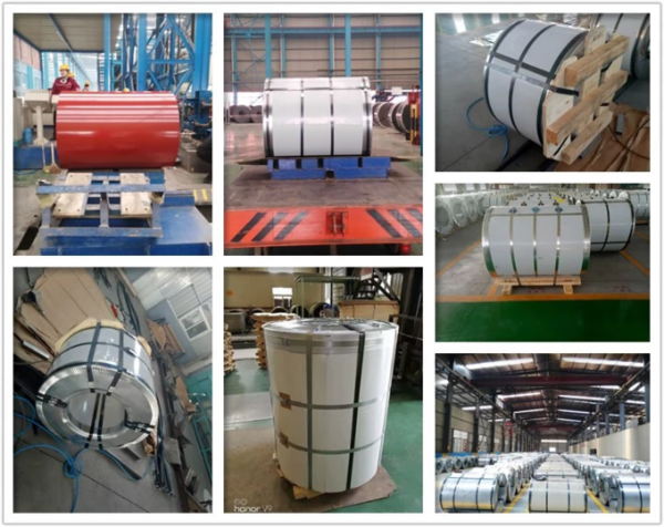 Durable Outside Color Coated Steel Sheet Coil With Hot Dipped Galvanization 2