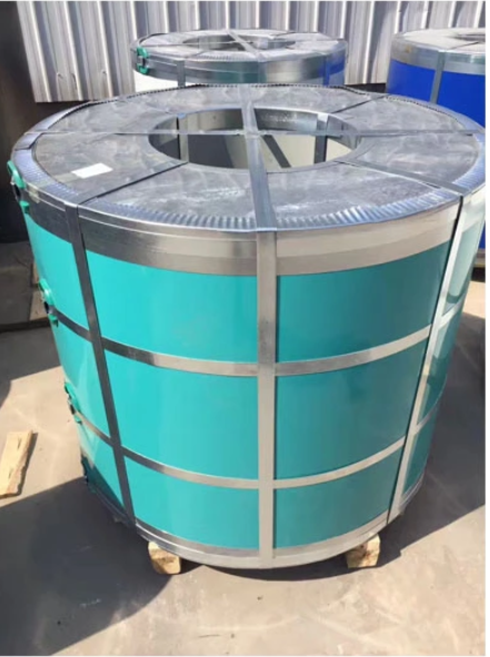 JIS G3312 Standard Ppgi Steel Coil White , Red , Blue Color 1219 Mm Width 2