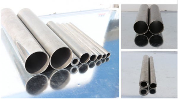 A53 / ASTM 5L Round Hollow Steel Pipe , Seamless Boiler Tubes High Frequency Welded 0