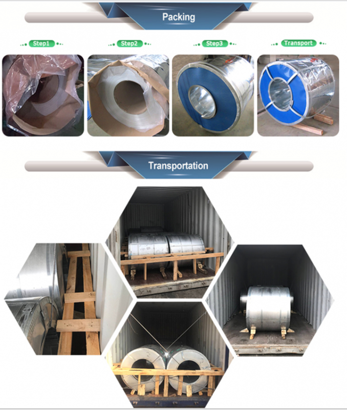 Hot Dip Galvanized Steel Sheet / Q195 , Q235 Grade Galvanized Steel Roll 1