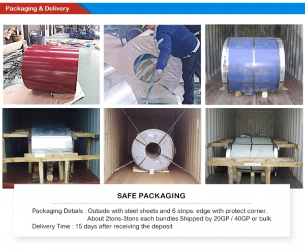 0.20x914mm 55% ALU GL Steel Coil For Construction 2